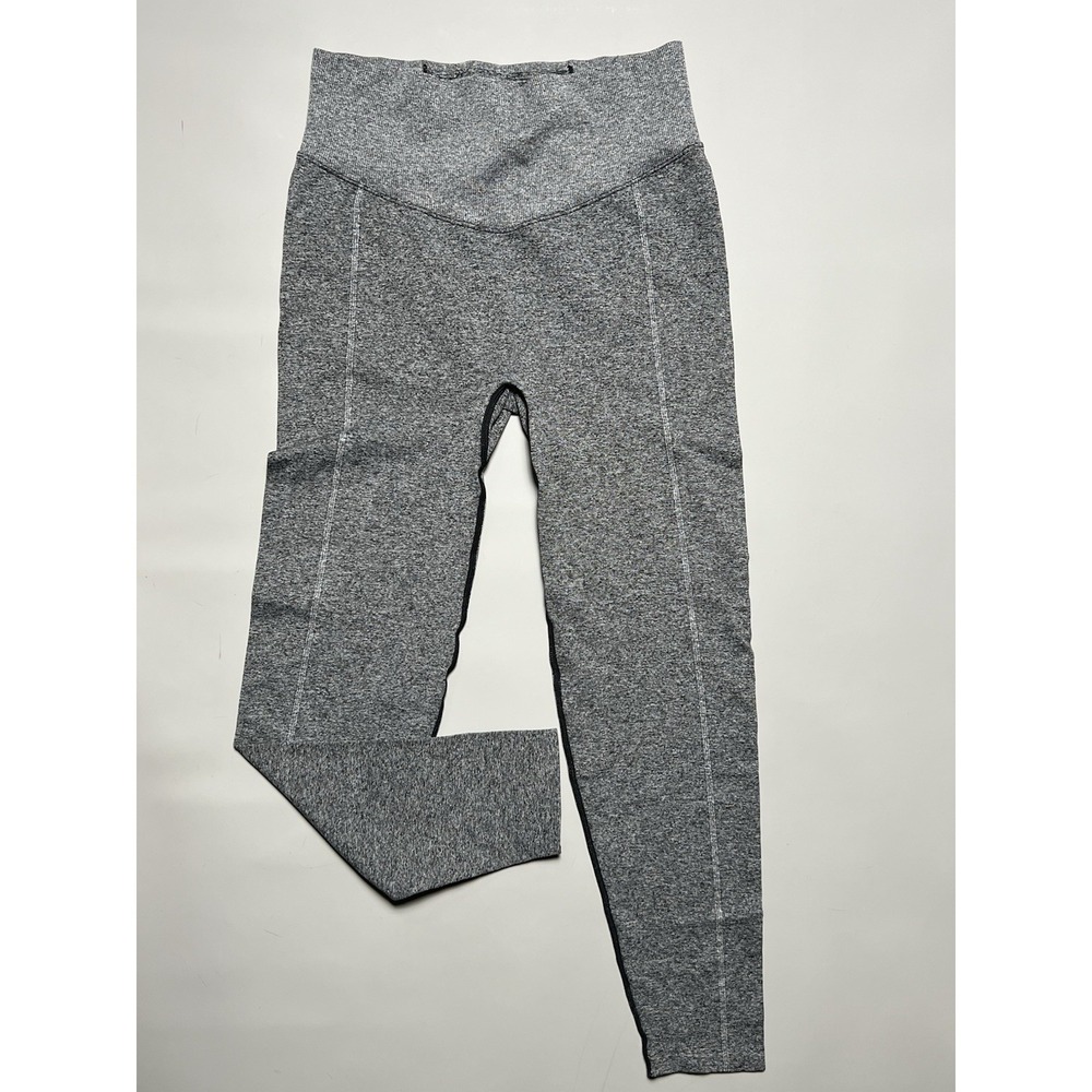 PINK Active Women's High Rise Heathered Ankle Yoga Leggings L Gray